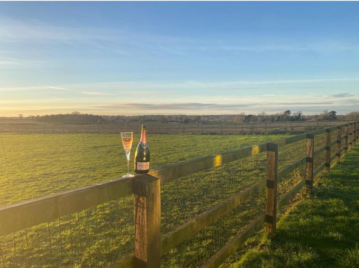 Near Woodbridge The Annexe Eyke Fantastic Views With Dog Secure Garden And Paddock Villa Exteriör bild