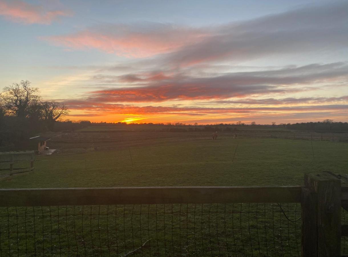 Near Woodbridge The Annexe Eyke Fantastic Views With Dog Secure Garden And Paddock Villa Exteriör bild